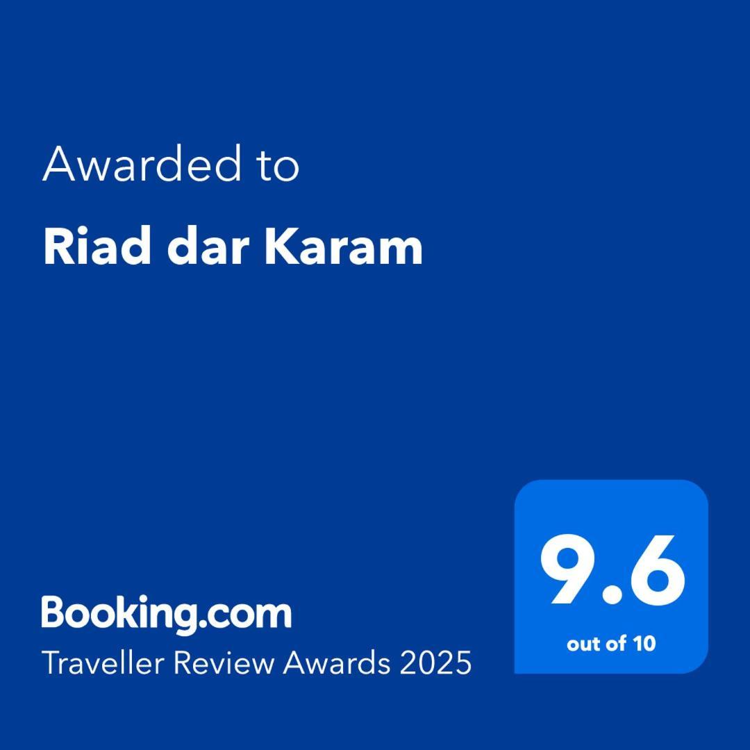 Riad Dar Karam Marrakesch Exterior foto